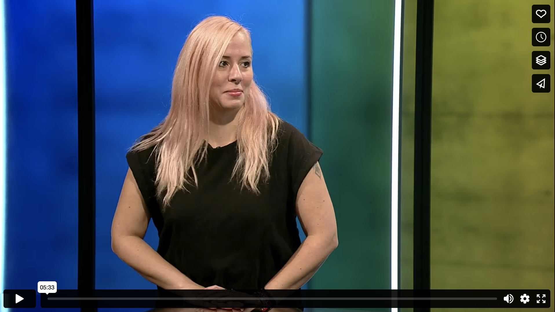 Entrevue avec Alicia Bélanger-Bolduc pour la chaîne TVRS