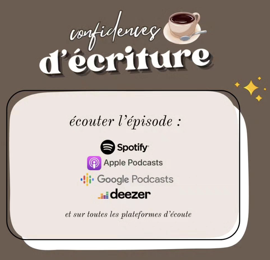podcast confidences d'écriture avec laetitia langlet